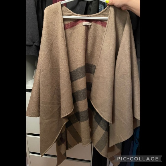 Burberry Jackets & Blazers - BURBERRY CASHMERE CAPE